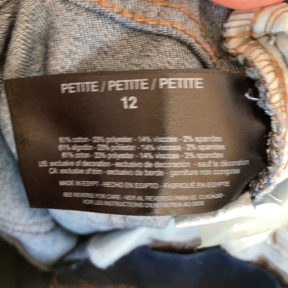 Gloria Vanderbilt Amanda Bermuda jean short classic rise hug me stretch 12P - Picture 16 of 17